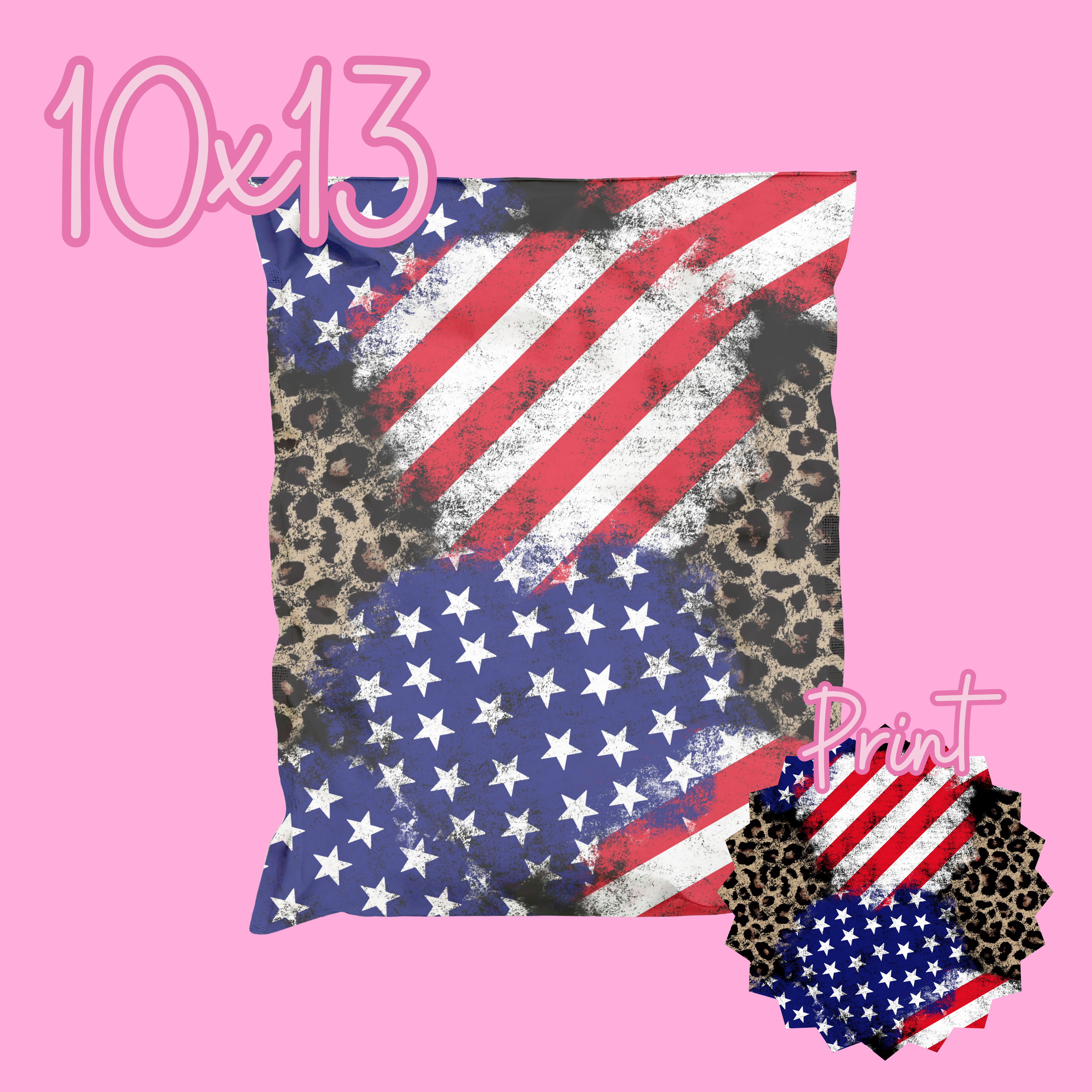 American Flag Polymailer
