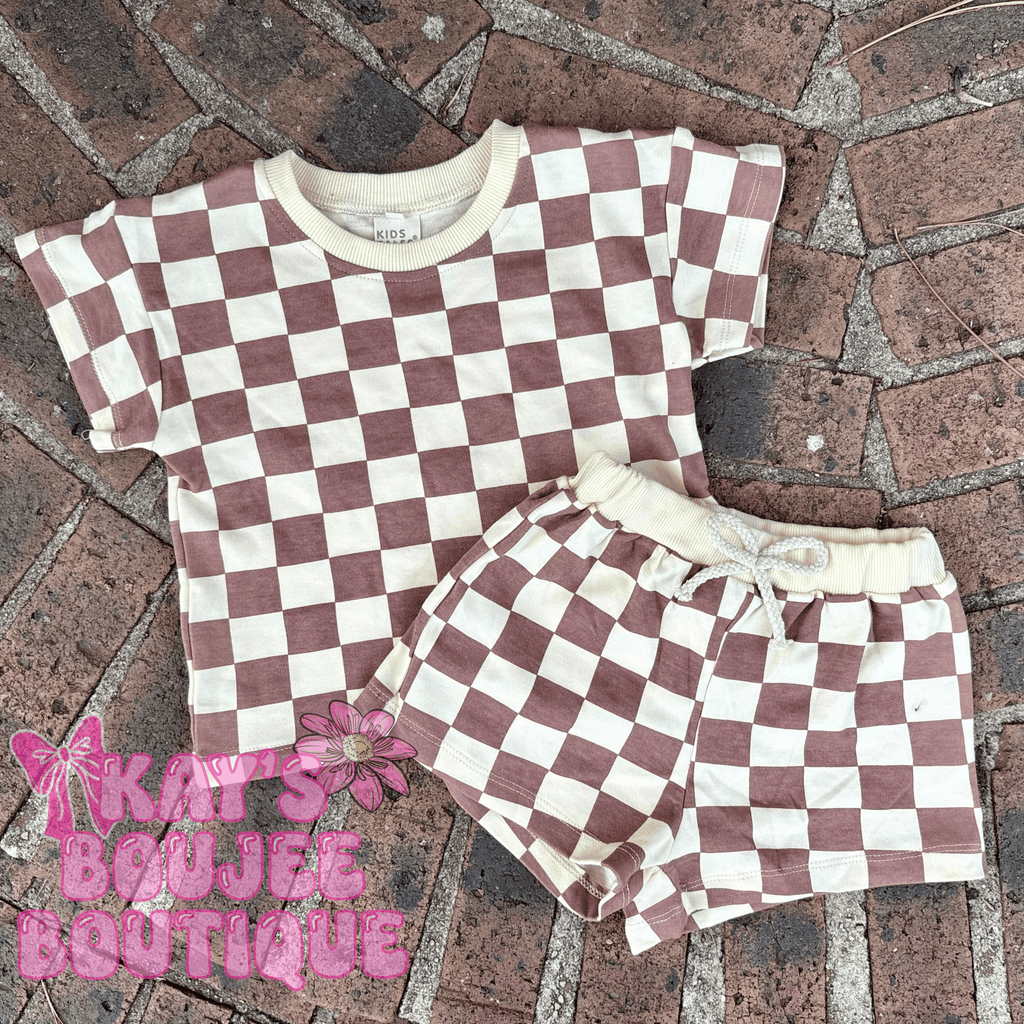 Checkered Boys 2pc Set