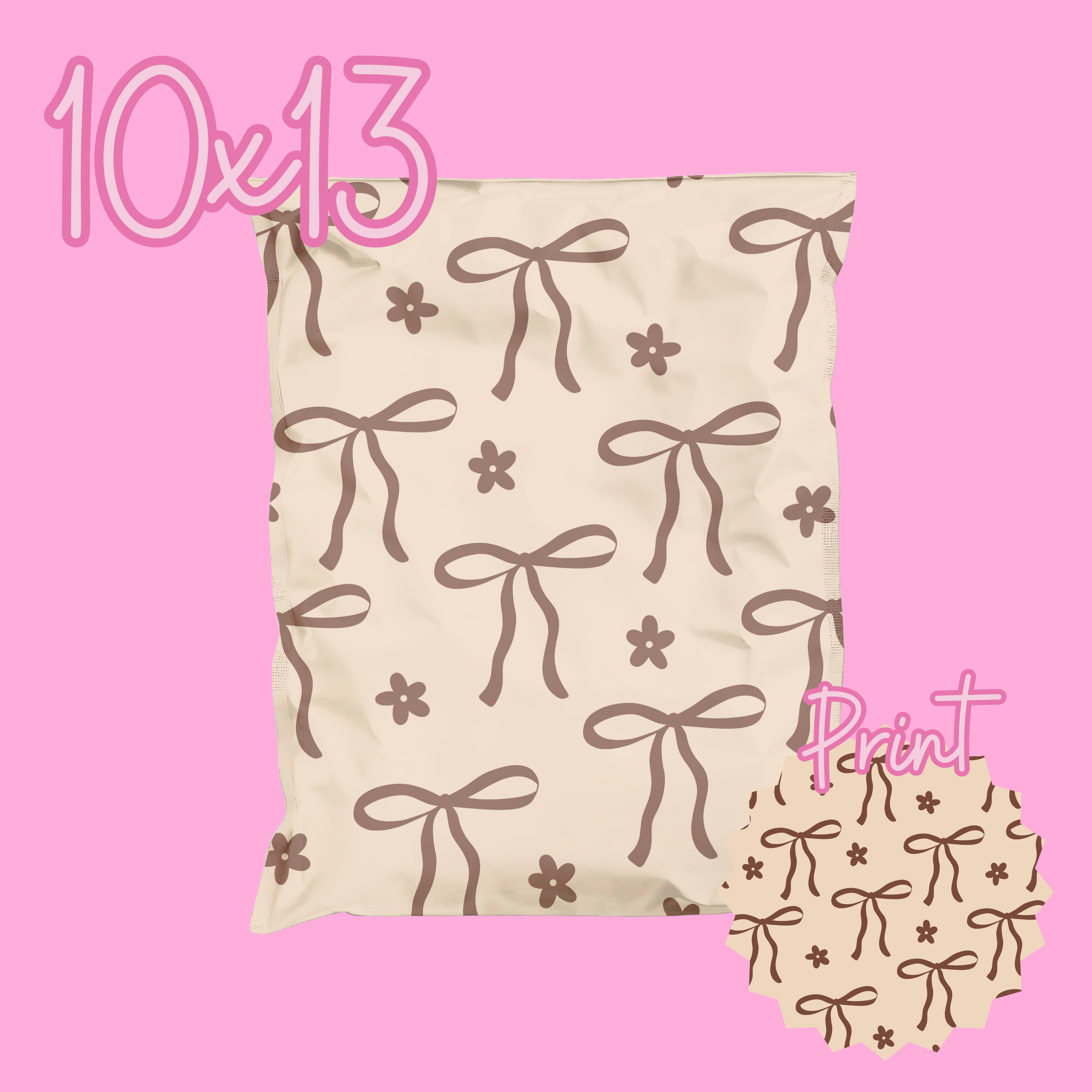 Brown Bow Polymailer