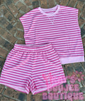 Pink Striped Set