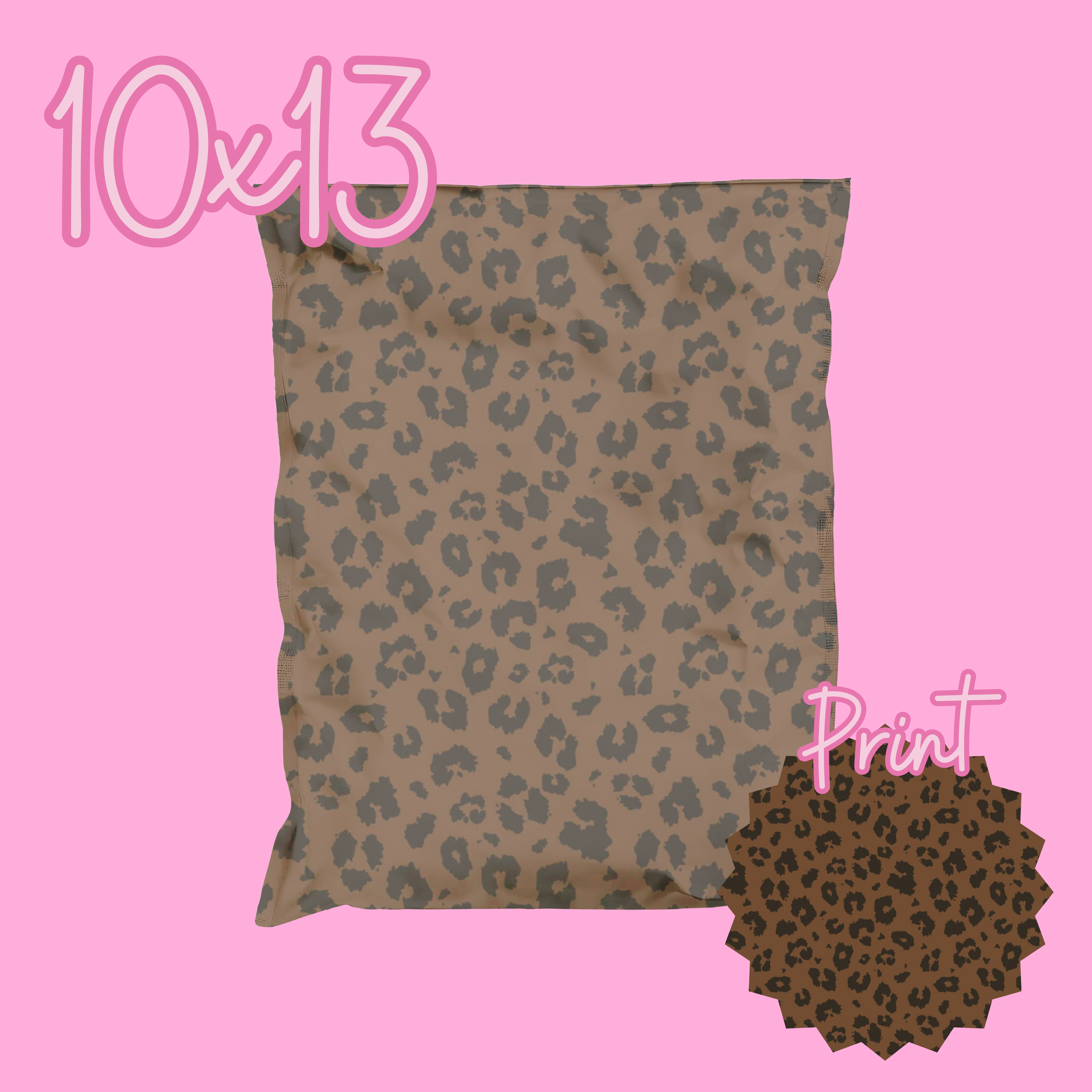 Brown Cheetah Polymailer