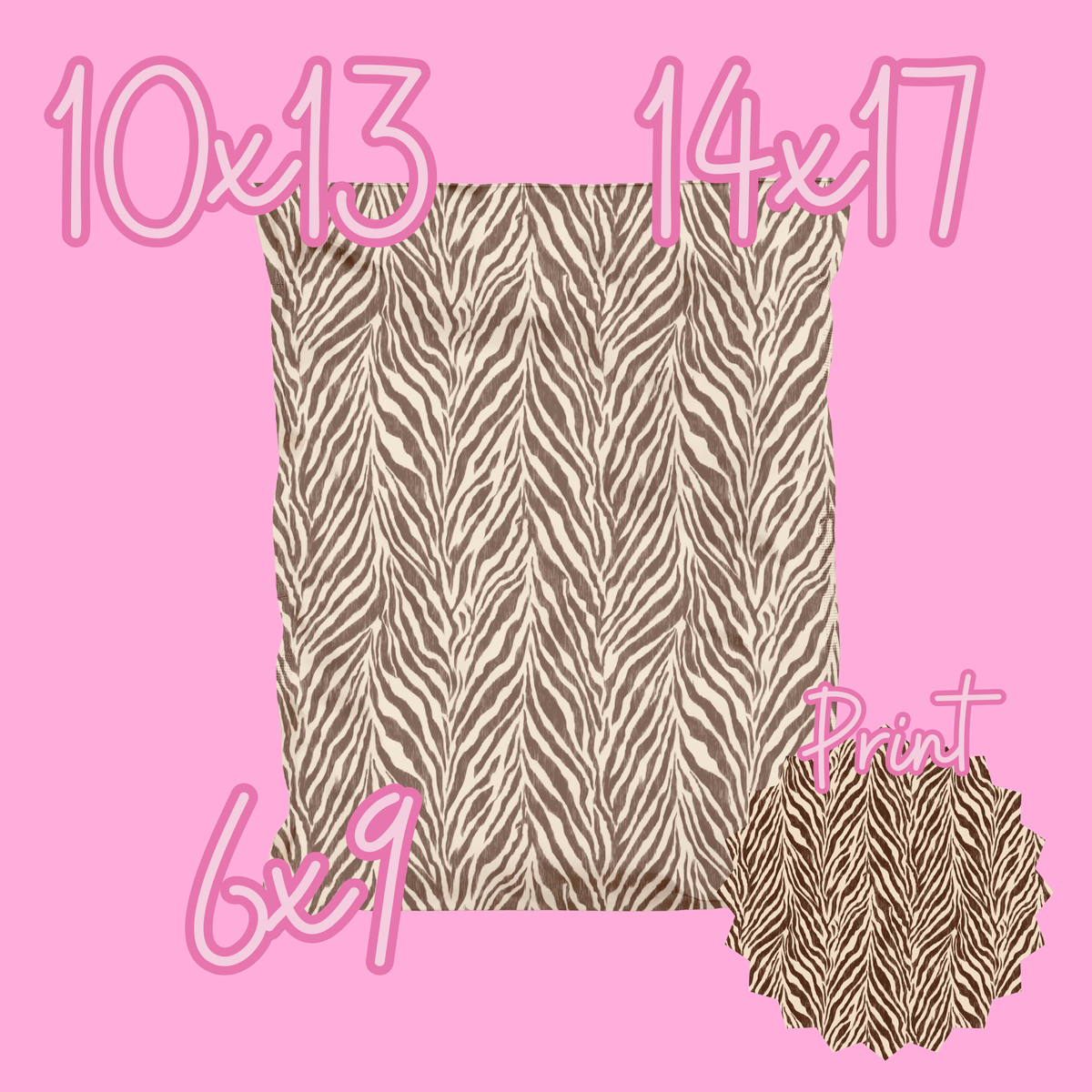 Brown Zebra Polymailer