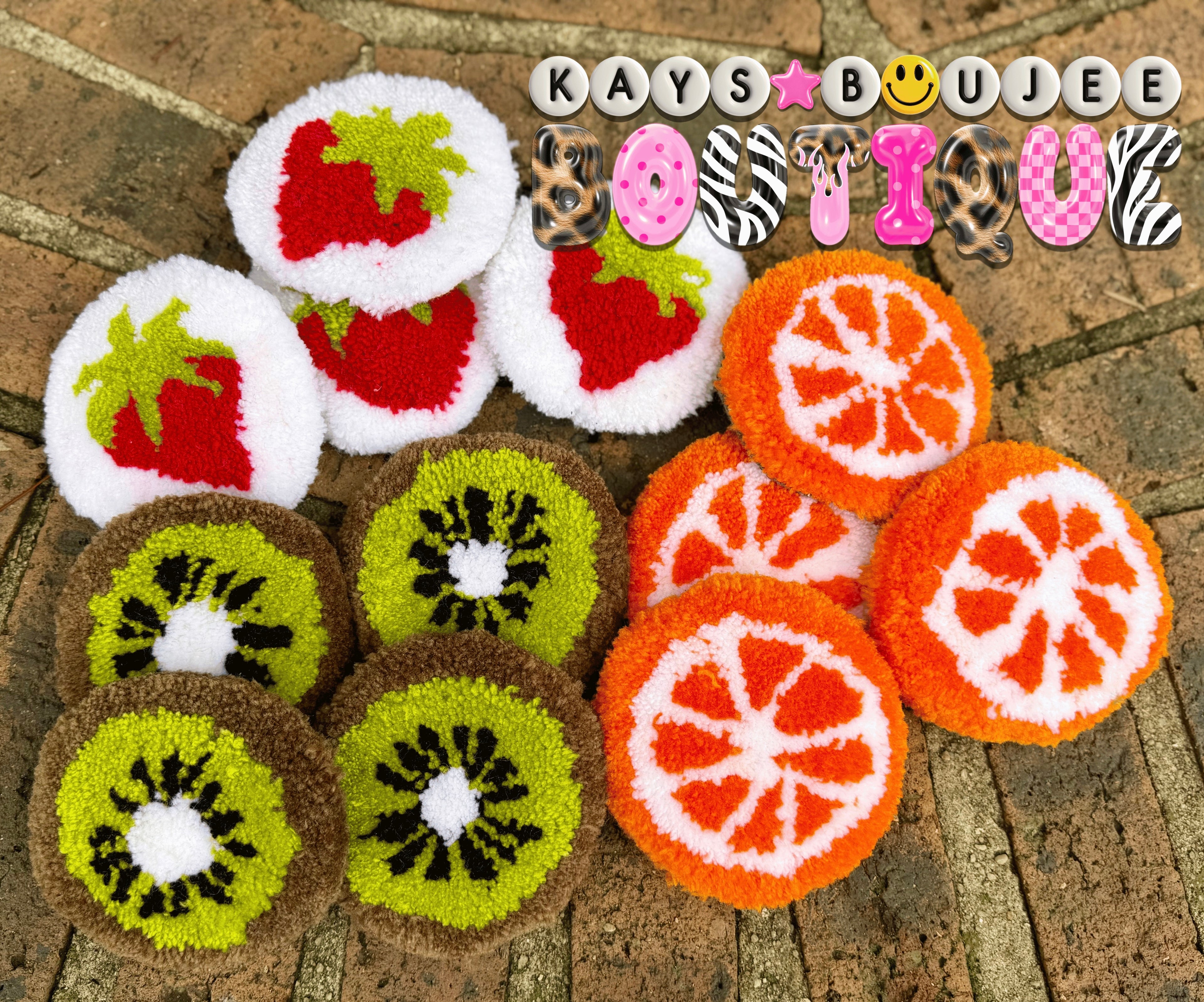 Handmade Rug Coasters