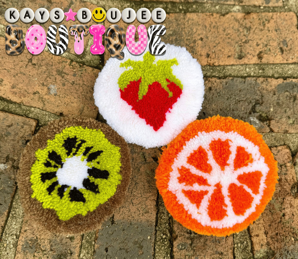 Handmade Rug Coasters