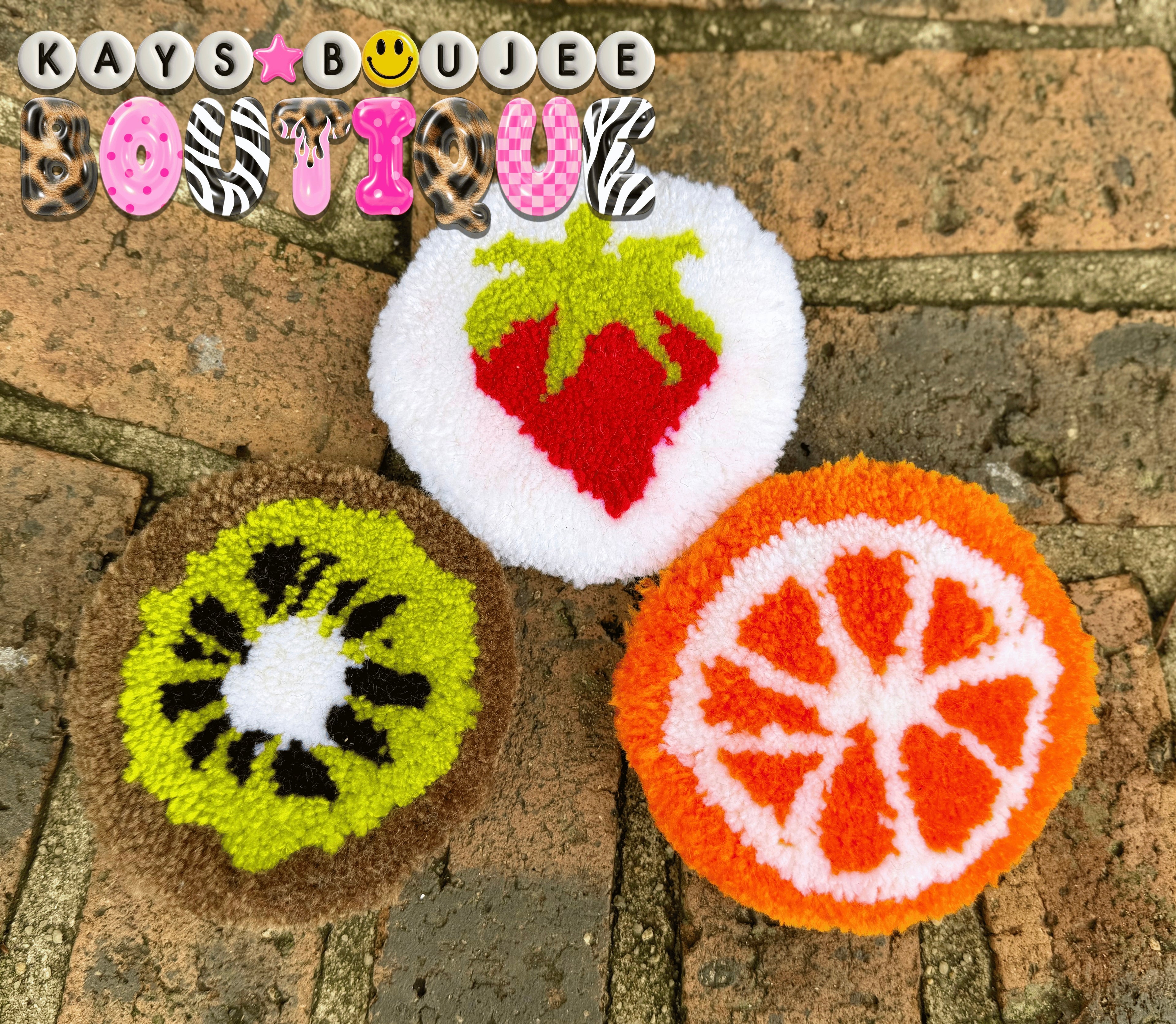 Handmade Rug Coasters